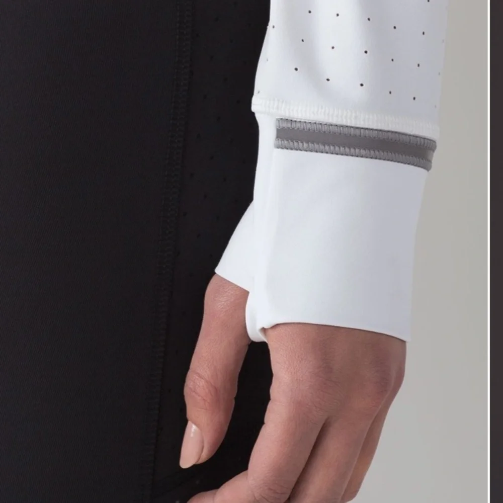 Lululemon Mind Over Miles Long Sleeve White 6